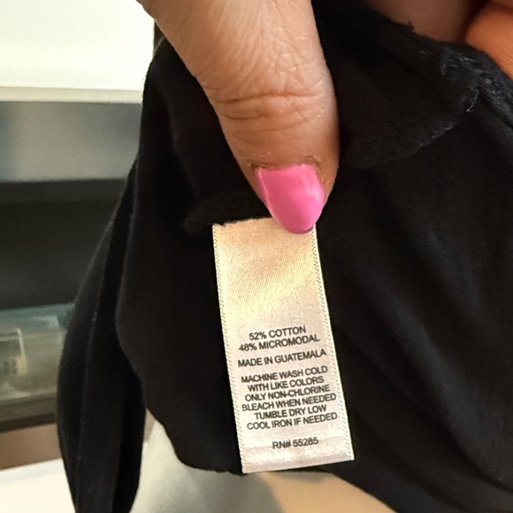 Express black Mock Neck Keyhole Long Sleeve size M - Picture 4 of 5